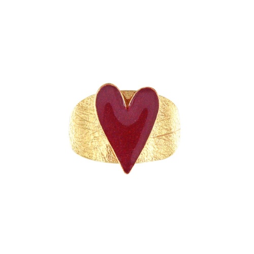 Кольцо TARATATA, Magic, разъемное, смола, слюдяной порошок, TT-W25-09419-203 красный фото 4